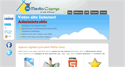 Desktop Screenshot of media-camp.fr